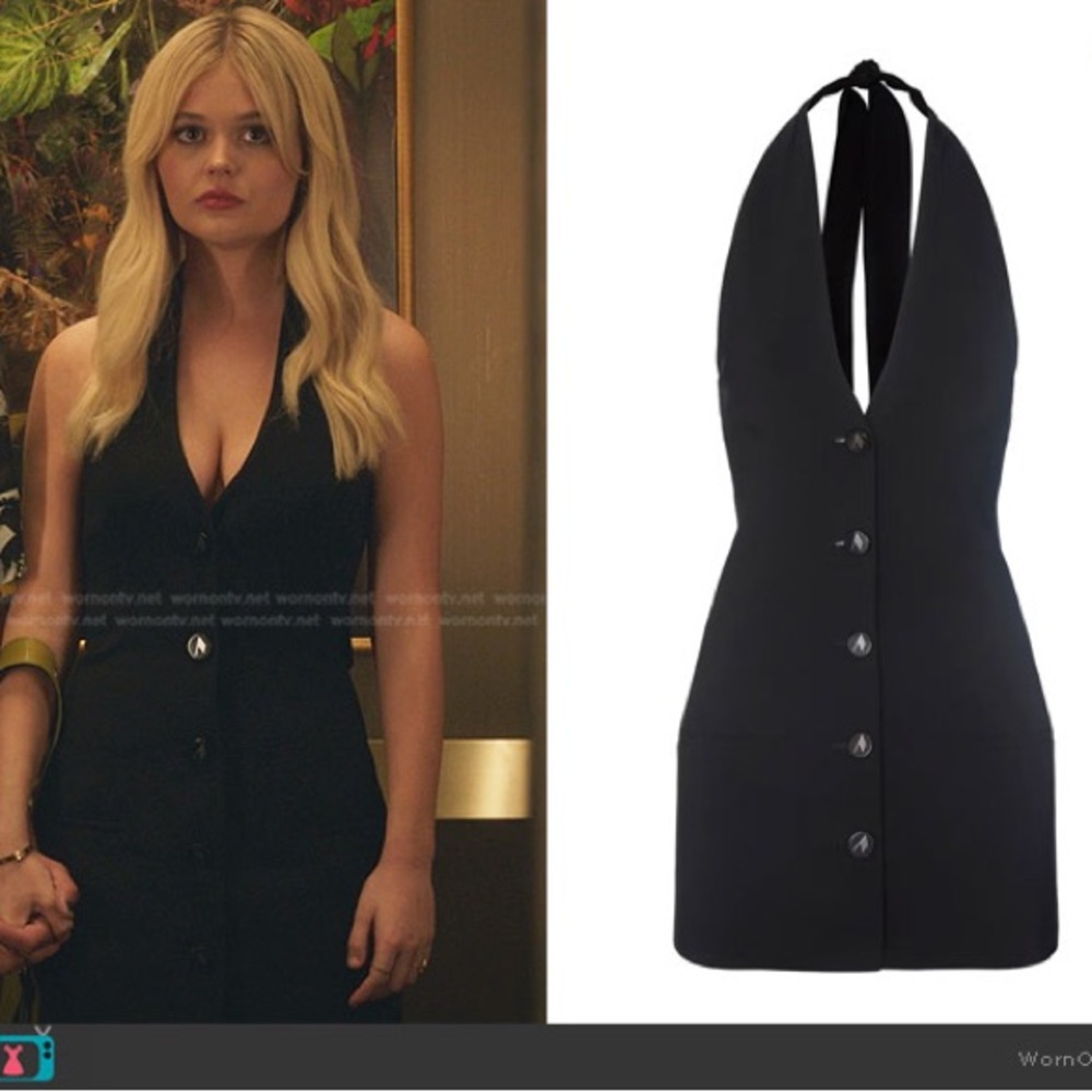 The Áttico Isabel halter dress